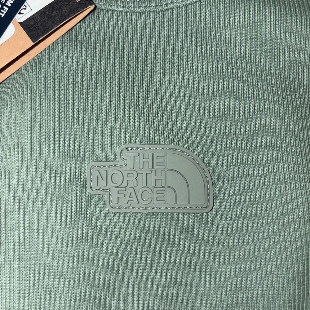 The North Face Women's Slim Rib Tank Size Large Color Duck Green - Picture 2 of 7